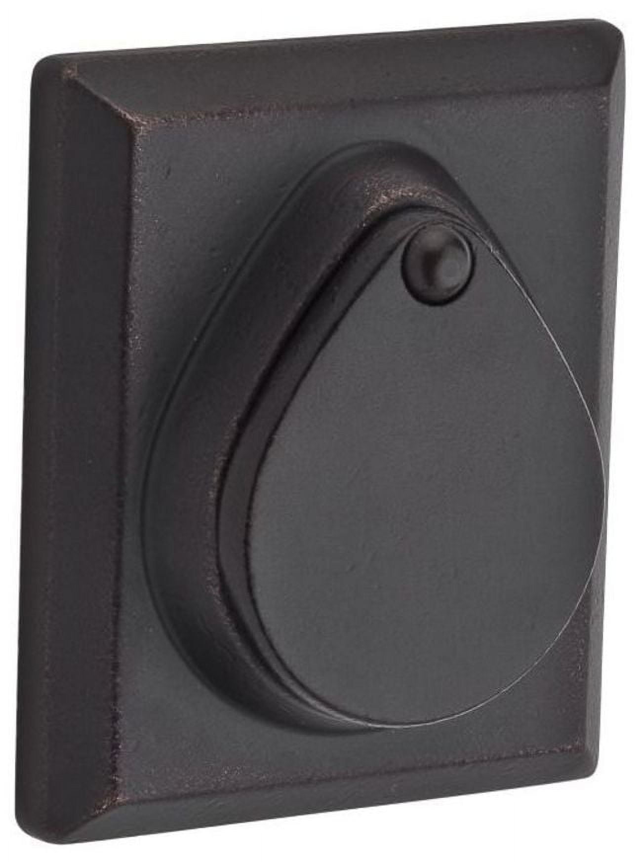 Dark Bronze Solid Brass Single Cylinder Deadbolt with SmartKey