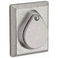 thumbnail image 1 of Baldwin Reserve SCRSD492S Single Cylinder Rustic Square Deadbolt with 6AL Latch; Dual Strike; and SmartKey White Bronze Finish, 1 of 1