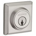 thumbnail image 1 of Baldwin Reserve SCTSD150 Single Cylinder Traditional Square Deadbolt Satin Nickel Finish, 1 of 4