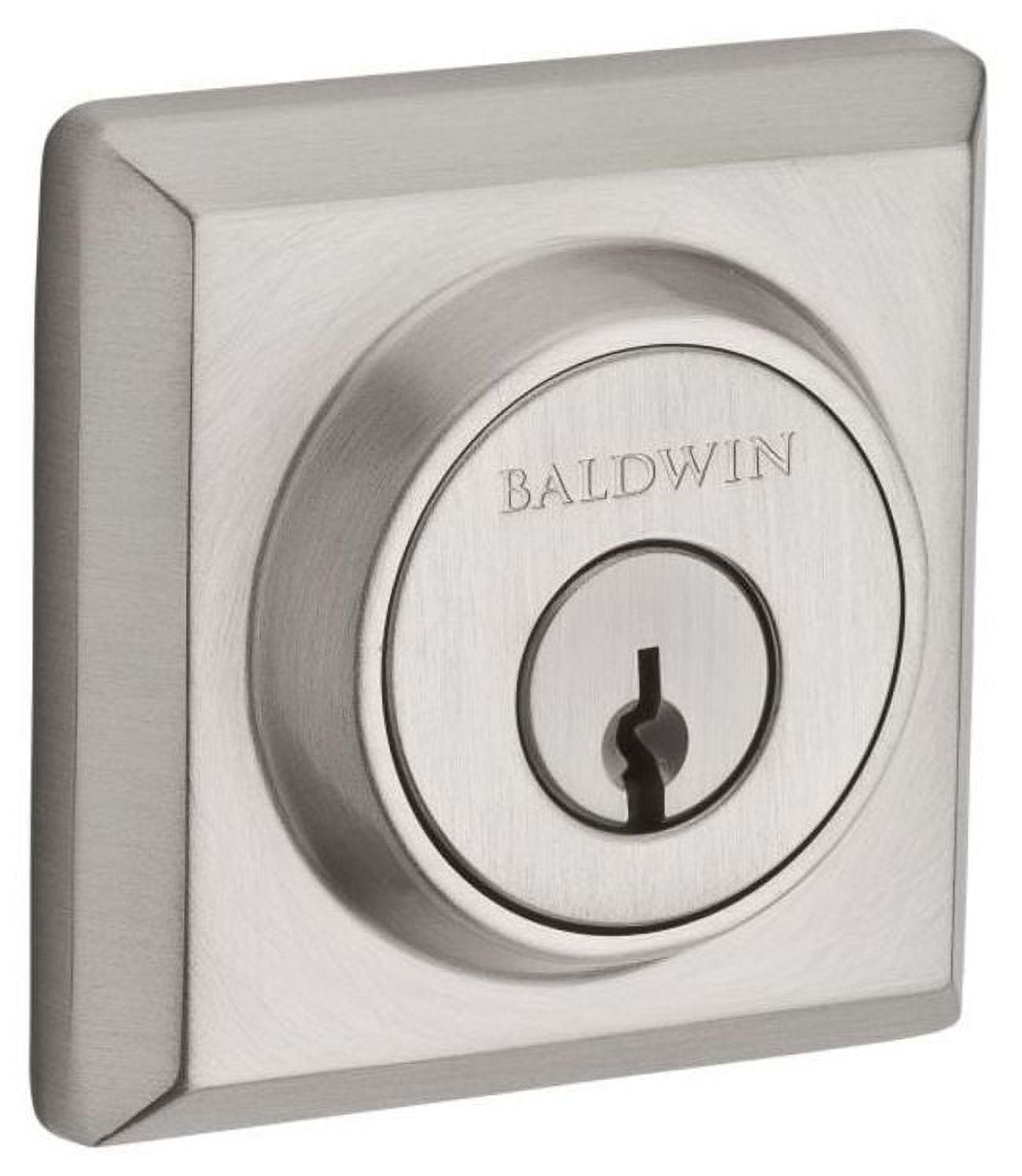 Satin Nickel Smart Enabled Square Single Cylinder Deadbolt