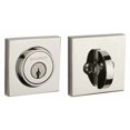 thumbnail image 1 of Baldwin ReserveSCCSD141 Single Cylinder Contemporary Square Deadbolt Bright Nickel Finish, 1 of 7