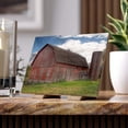 thumbnail image 1 of U R There Photography Baldwin Road Red Rustic Farmhouse Decorative Ceramic Tile 6"x 8", 1 of 8