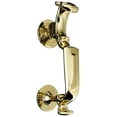 thumbnail image 1 of Baldwin 0113.003 S-Shaped Door Knocker, Lifetime Polished Brass, 1 of 3