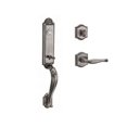 thumbnail image 1 of Baldwin SC.ELIXDEC.L.TAR.152 Single Cylinder Elizabeth Handleset Left Hand Decorative Lever & Traditional Arch Rose, Matte Antique Nickel, 1 of 1