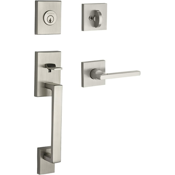 Baldwin Sc.Lajxsqu.R.Csr.Smt La Jolla Smartkey Single Cylinder Keyed Entry Handleset -