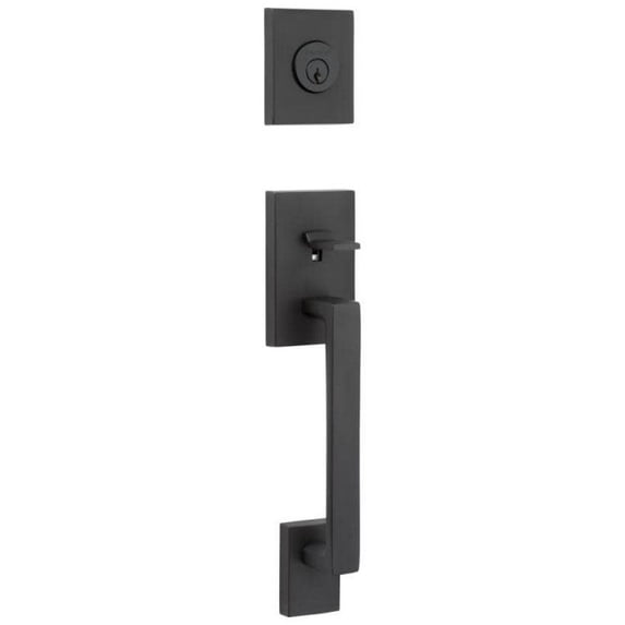 Baldwin SCLAJXTUBRCRR190 La Jolla Standard C Keyway Single Cylinder Keyed Entry Handleset