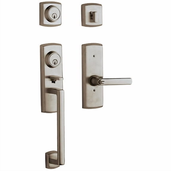 Baldwin Soho Double Cylinder Handleset with Interior Lever