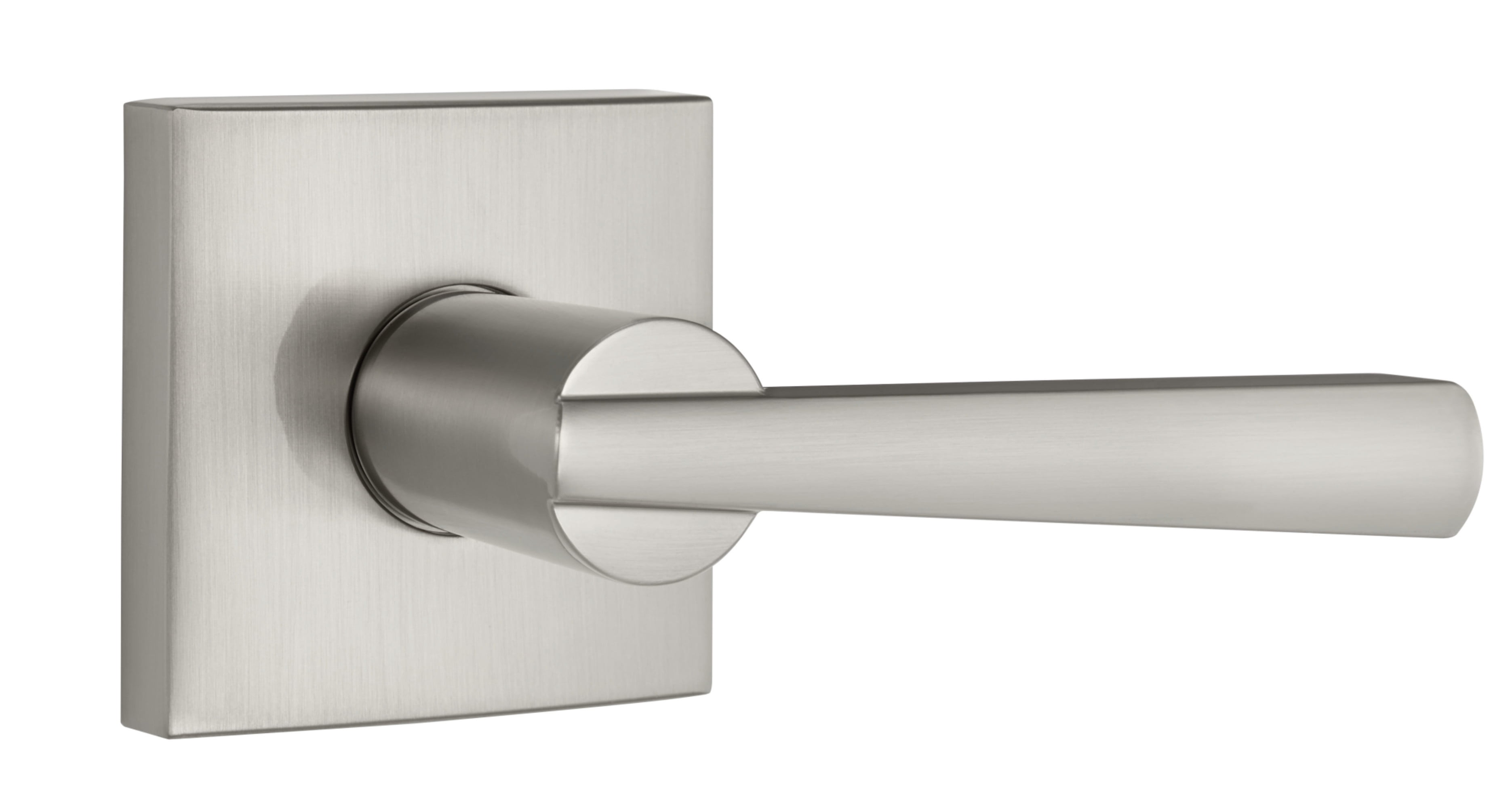 Satin Nickel Straight Lever Passage Door Handle