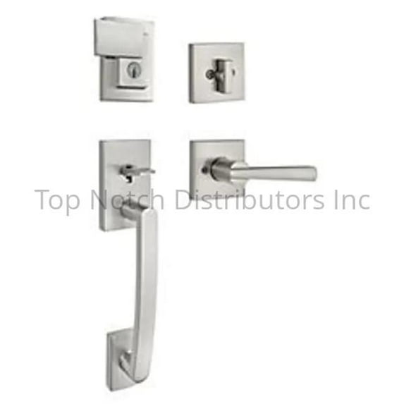 Baldwin 180SPHXSPL SQR 15 SMT CP Prestige Spyglass Single Cylinder Handle Set...