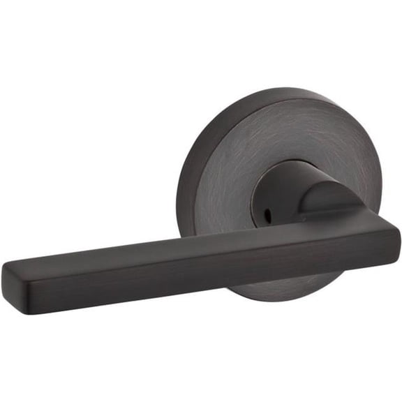 Baldwin Reserve Square Lever - Keyed Entry - Round Rose, Venetian Bronze