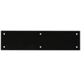 thumbnail image 1 of Baldwin 2121 3 Inch x 12 Inch Solid Brass Square Edge Push Plate, Satin Black, 1 of 7