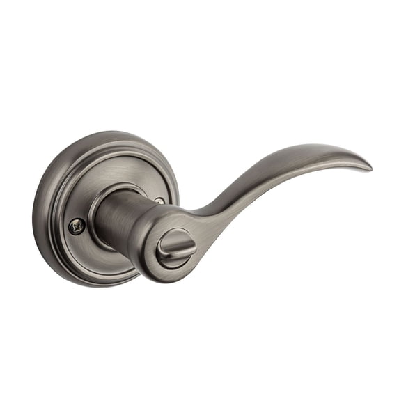 Baldwin Tobin Bed/Bath Lever In Slate