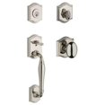 thumbnail image 1 of Baldwin Westcliff Single Cylinder Handleset with Ellipse Knob and Traditional Arch Rose, 1 of 5