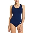 thumbnail image 1 of Baleaf Women's One Piece Bathing Suit Conservative Athletic Racerback One Piece Training Swimsuit Swimwear Navy 32/X-Small, 1 of 8