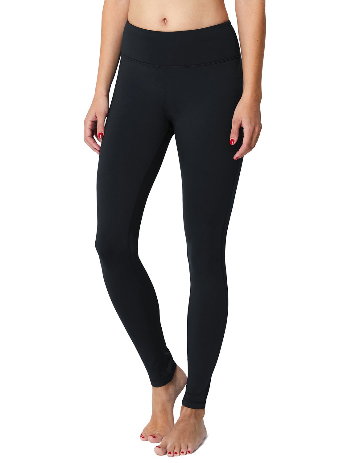 Baleaf Women's Fleece Lined Winter Leggings Thermal Yoga Pants Sweatpants Black Size S - image 1 of 6