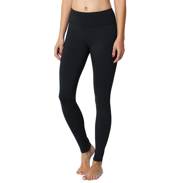 Baleaf Women's Fleece Lined Winter Leggings Thermal Yoga Pants Sweatpants Black Size S