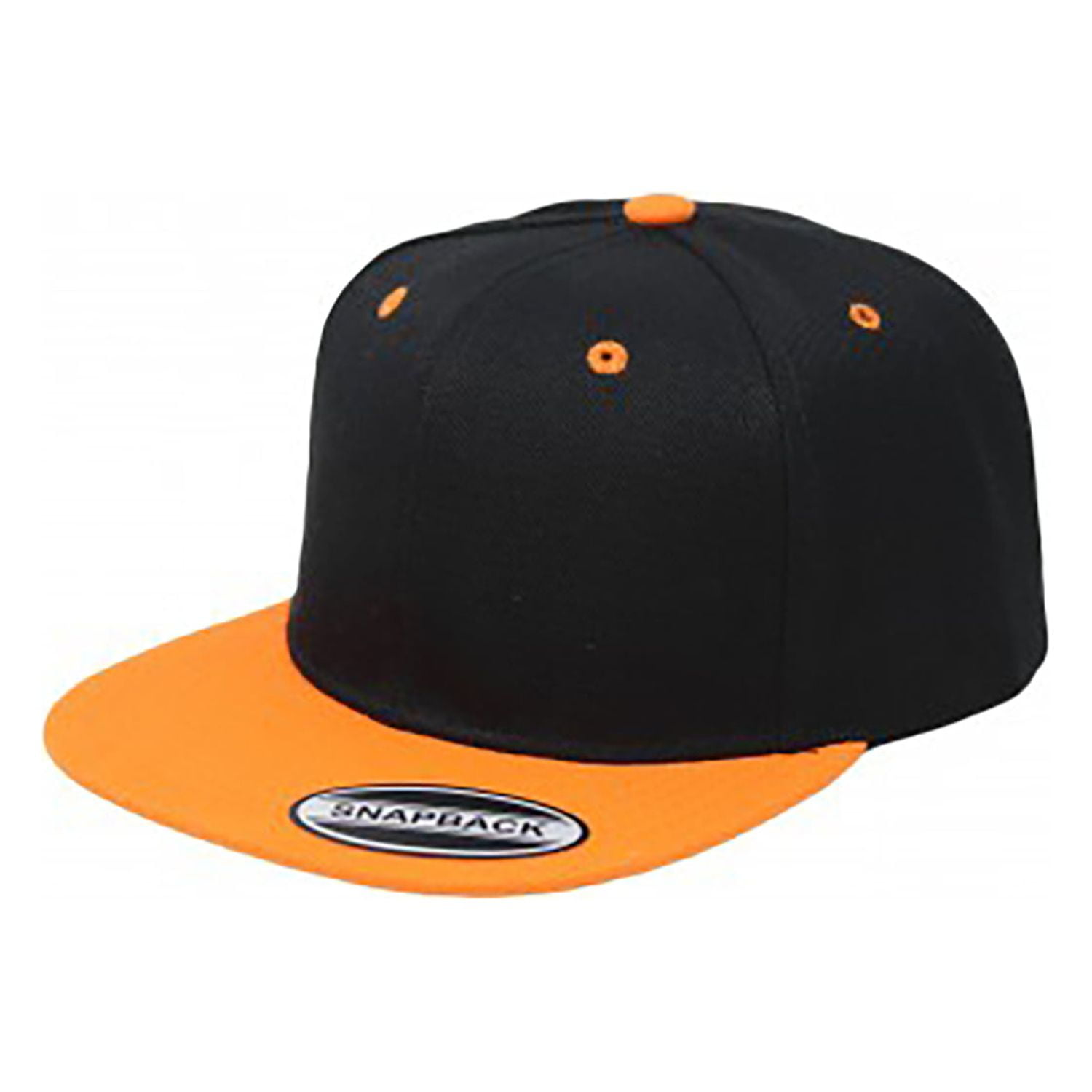 Balec 2-Pack Snapback Cap Hat Flatbrim Adjustable (Black  display picture 3
