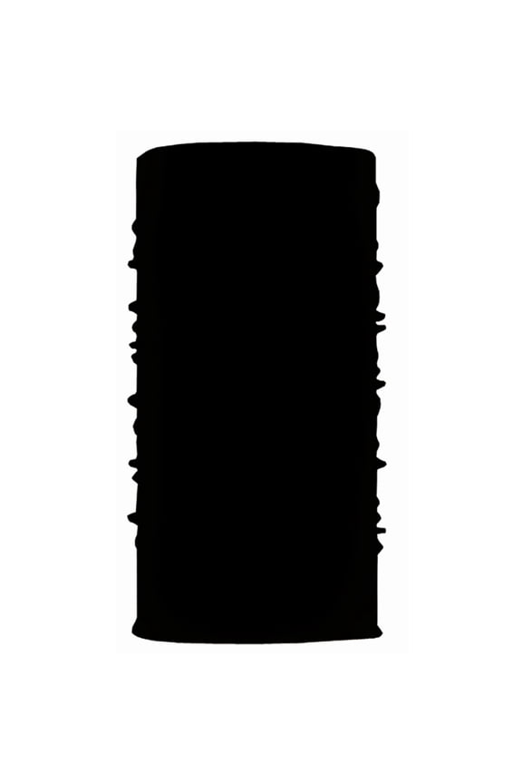 Black Bandanas by Dozen 12 Pack Head Wraps (Solid Poly Neck Gaiter)