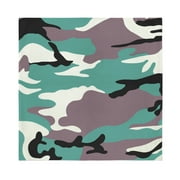 Balec Camouflage Bandanas by Dozen 12 Pack for Women and Men (Cotton Square)
