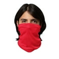thumbnail image 1 of Balec Face Cover Neck Gaiter Dust Protection Tubular Breathable Scarf - 6 Pcs (Red), 1 of 2