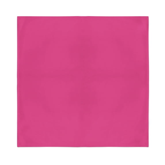 Balec Multipurpose Set of 3 Plain Cotton Bandannas for Men and Women (Hot Pink)