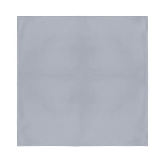 Balec One Dozen Cotton Plain Bandanas 12 Pack Head Wraps (Grey)