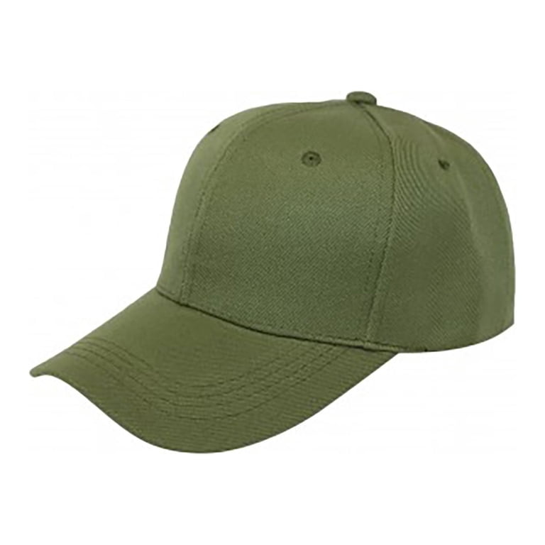 Unisex Dark Green Classic Adjustable Plain Hat Hand Wash Imported Baseball Cap 47 Classic Clean Up Cap - Dark Green at Amazon Men main image 4
