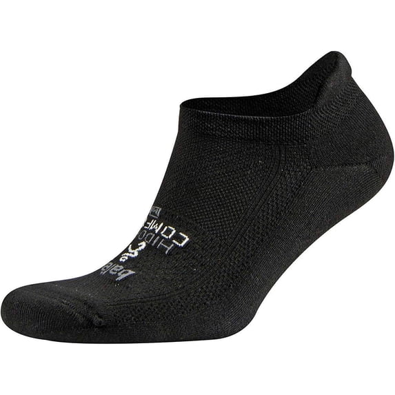 Balega Hidden Comfort Performance No Show Athletic Running Socks for Men and Women (1 Pair), Black, Medium