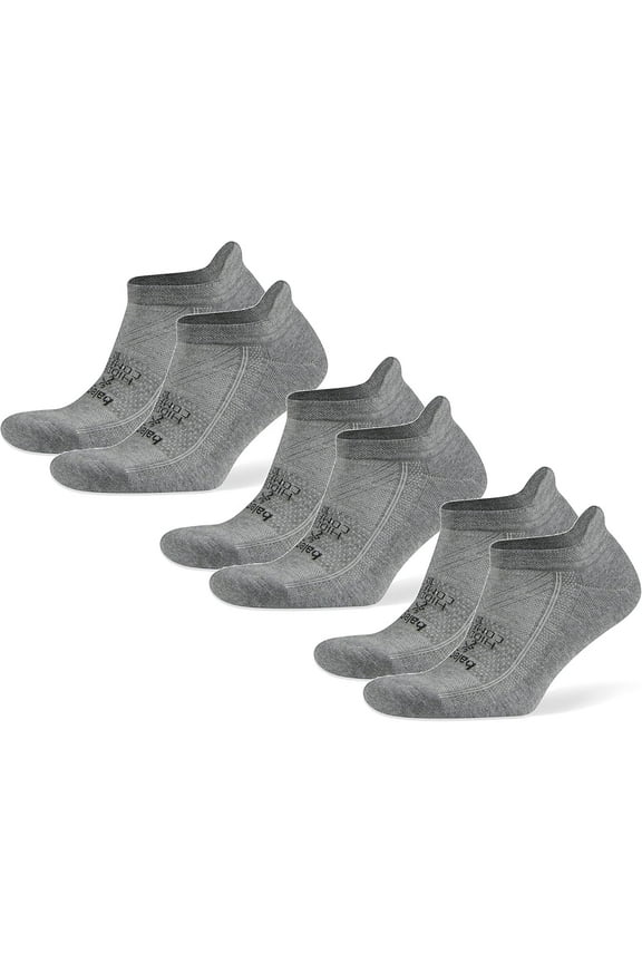 Hidden Comfort Performance No Show Athletic Running Socks for Men and Women (3-Pack) Large