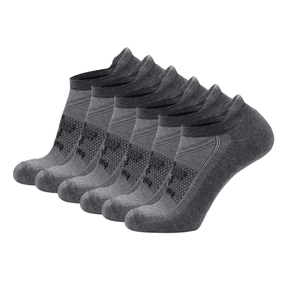 Balega Hidden Comfort Performance No Show Multipacks/Bundles Athletic Running Socks for Men and Women 6 Pairs