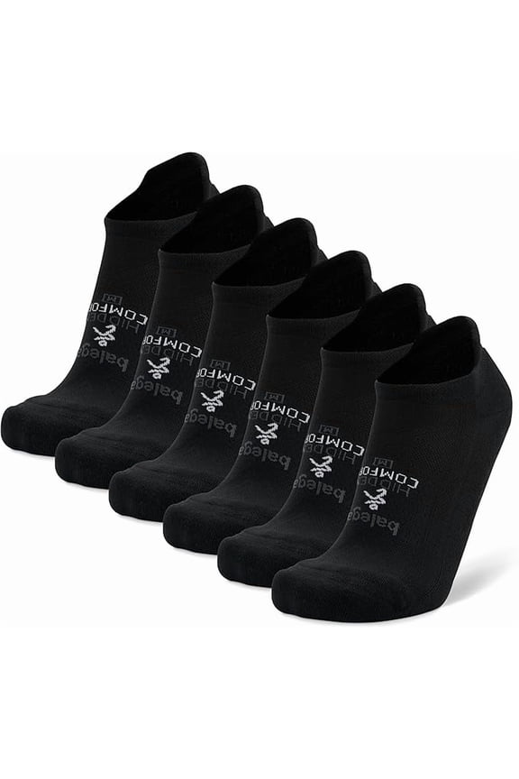 Hidden Comfort Performance No Show Multipacks/Bundles Athletic Running Socks for Men and Women