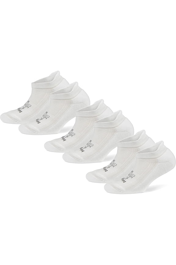 Unisex Hidden Comfort Performance No Show Athletic Running Socks for Men and Women (3-pack)Small