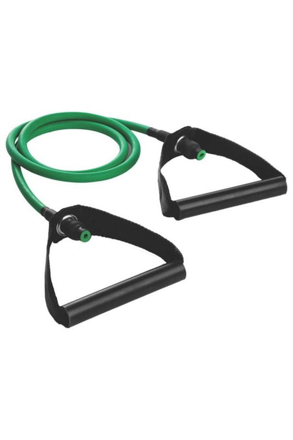 Resistance Tubing with Handles, Green, Medium