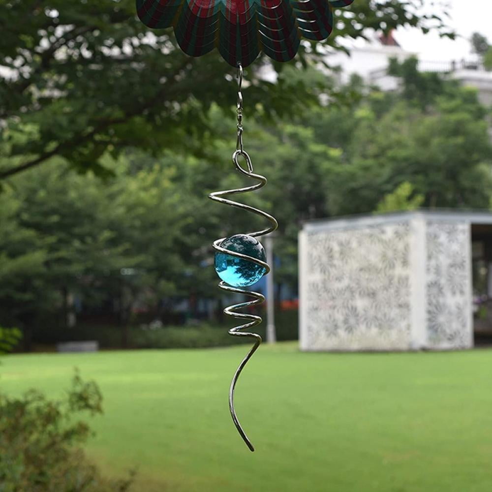 11" inch Gazing Ball Spiral Tail Wind Spinner Stabilizer锛孖ndoor Outdoor