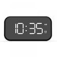 thumbnail image 1 of Balems LED Alarm Clock Clock Snooze Time Temperature Night Display Appearance and Green Fonts, 1 of 6
