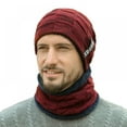 thumbnail image 1 of Balems Mens Winter Hat And Scarf Set,Beanie Fleece Lined Skull Cap Warm Knit Neck Warme, 1 of 1
