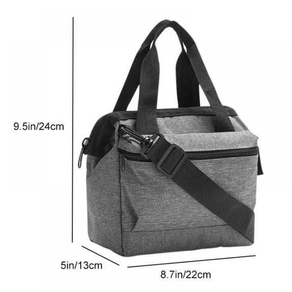 Balems Travel Handbag Zipper Cationic Fabric Leisure Diagonal Luggage Bag Satchel