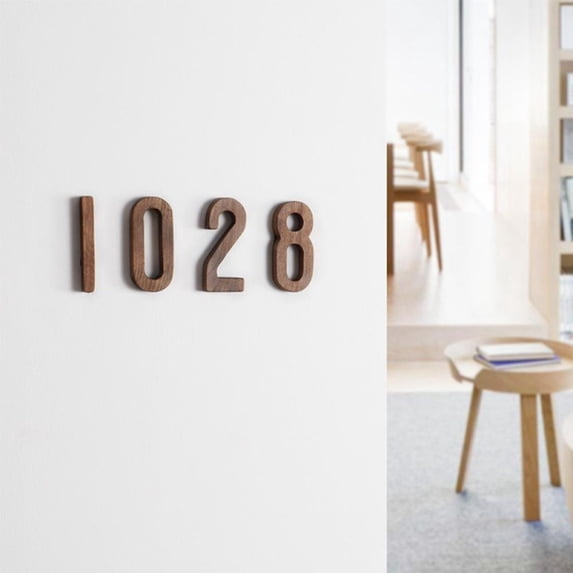 Balems Wood Numbers for |Home Decor,Crafts, Wooden Number Black