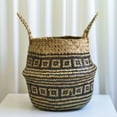 thumbnail image 1 of Balems Woven Seagrass Plant Basket with Handles, Ideal for Storage Plant Pot Basket, Laundry, Picnic, Plant Pot Cover, Beach Bag and Grocery Basket, 1 of 7