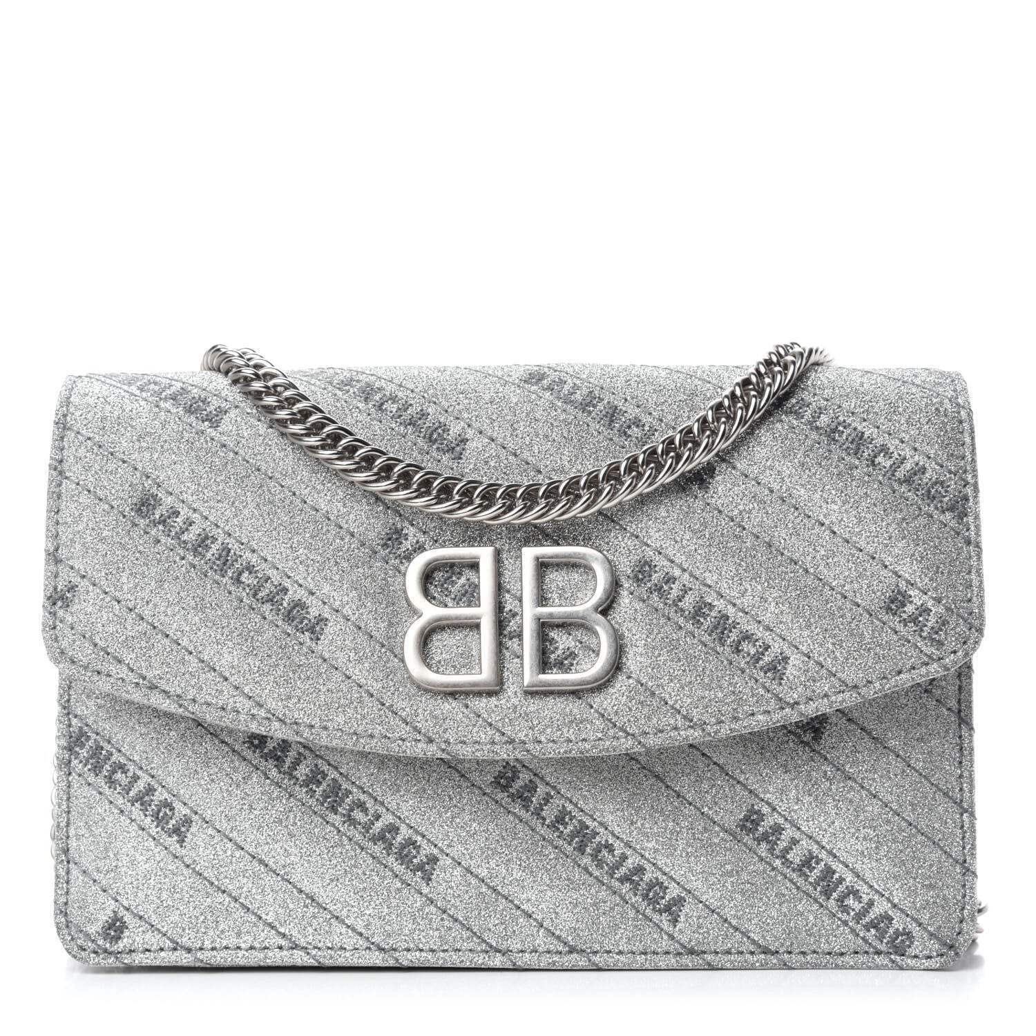 Balenciaga BB Chain Handbag Leather Small – STYLISHTOP