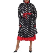 Balenciaga Reversible Belted Polka Dot Dress, Brand Size F34 US Size 6