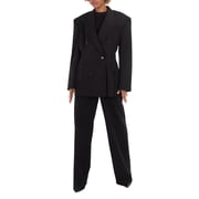 Balenciaga Double Breasted Cinched Wool Blazer, Brand Size 36 US Size 2