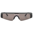 thumbnail image 1 of Balenciaga Gray Shield Unisex Sunglasses BB0003S 001 99, 1 of 3
