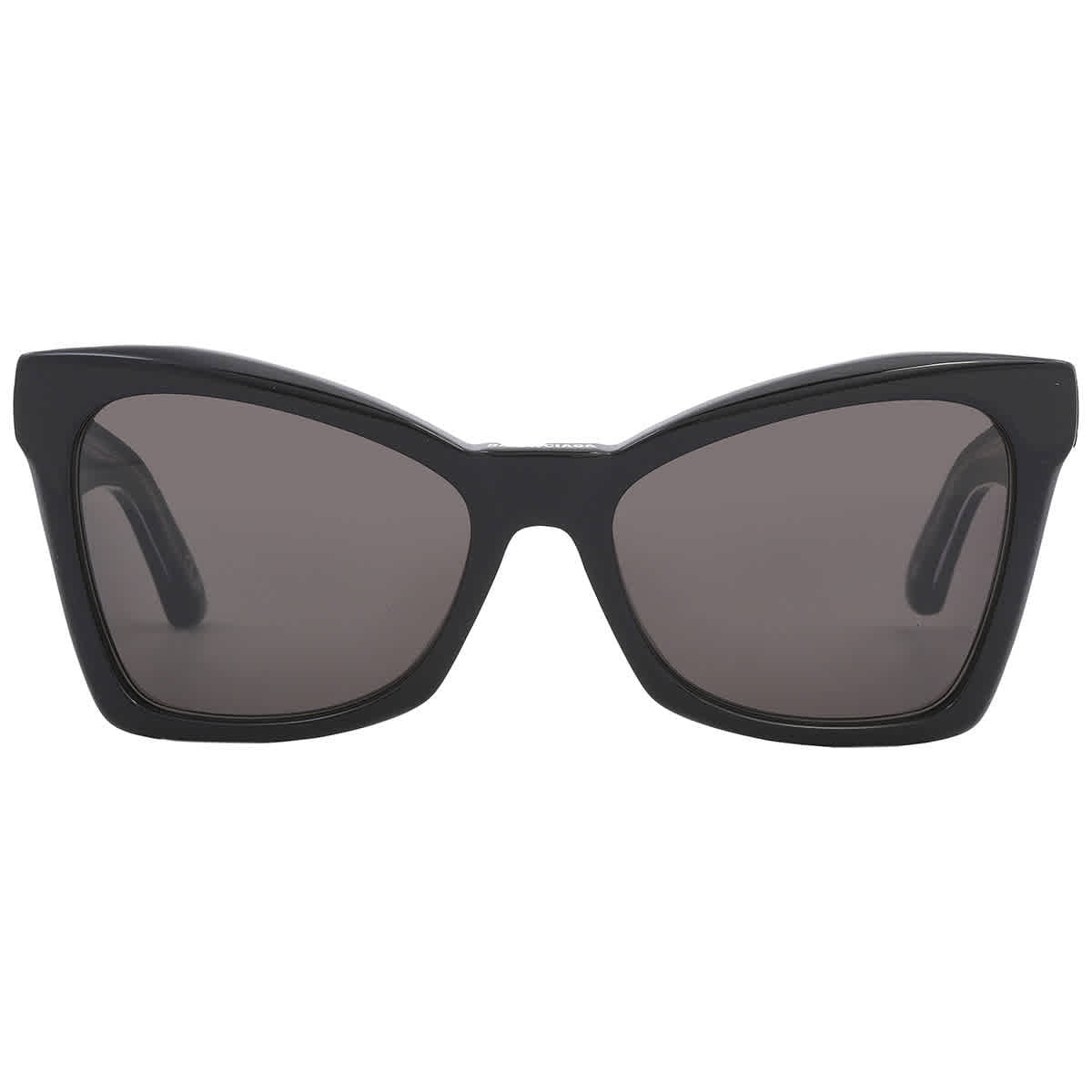 NEW BALENCIAGA BB0230S 001 BLACK CAT EYE WOMEN SUNGLASSES BALENCIAGA Balenciaga Grey Cat Eye Ladies Sunglasses BB0311SK 001 53 at  main image 2