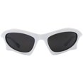thumbnail image 1 of Balenciaga Grey Wrap Men's Sunglasses BB0229S 004 59, 1 of 5
