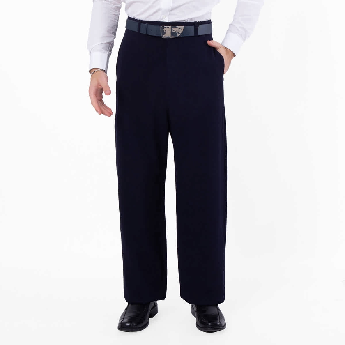 パンツ balenciaga relux fit pants / size46 Balenciaga-Men-s-Dark-Navy-