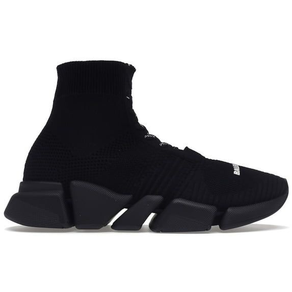 Balenciaga Men's Speed 2.0 Lace Up Black Shoes, from StockX