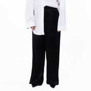 Balenciaga Mid Rise Five Pocket Satin Pants, Size Medium