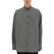 Balenciaga Relaxed Fit Casual Shirt With Classic Collar Men's