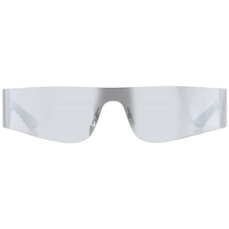 Balenciaga Unisex Silver Rectangular Sunglasses, UV Balenciaga Unisex Silver Rectangular Sunglasses, UV